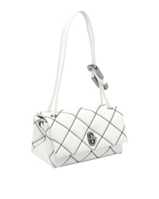 E Nero La Mini Borsa A Tracolla di Marc Jacobs in White