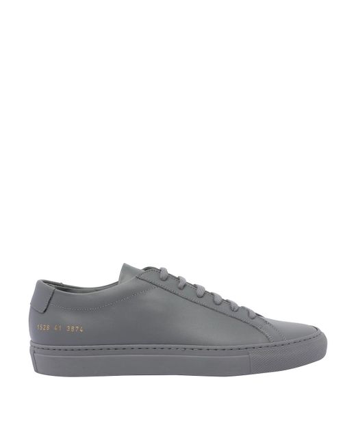 Common Projects Gray Original Achilles Low Sneakers for men