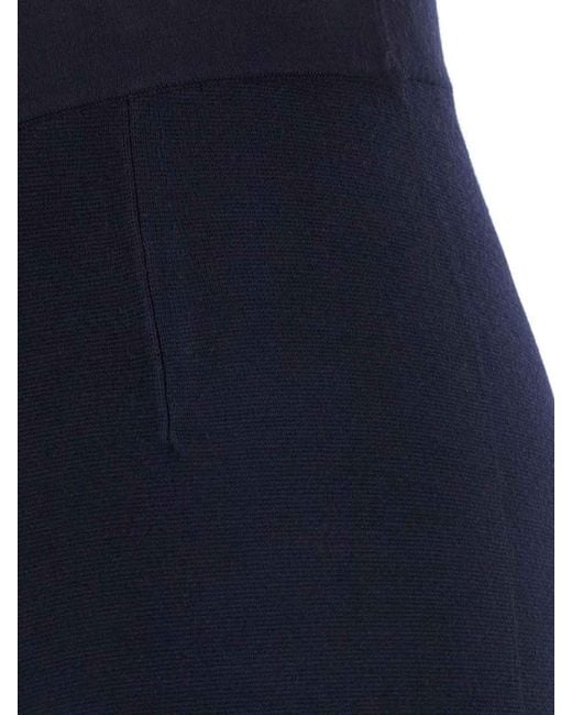 Max Mara Blue Pants With Elastic Waist