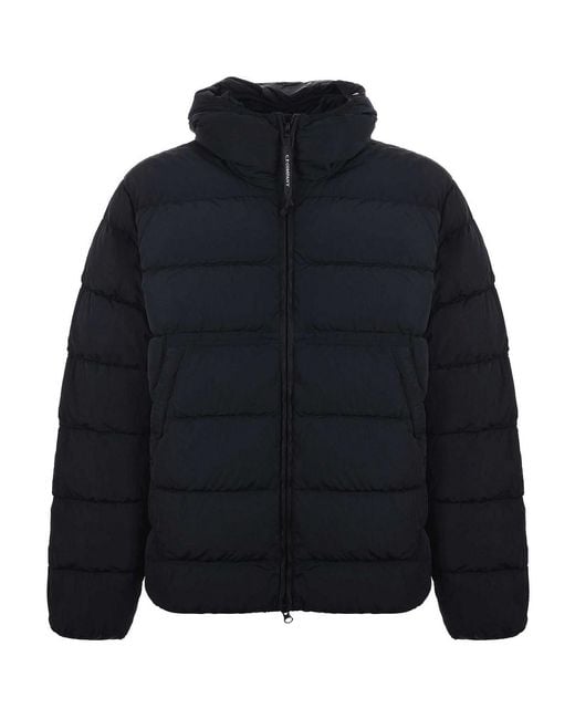C P Company Blue Down Jacket for men