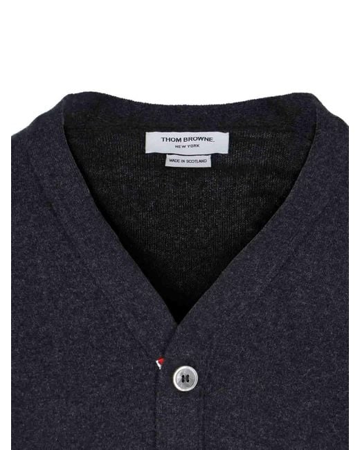 Thom Browne Black Cardigan for men