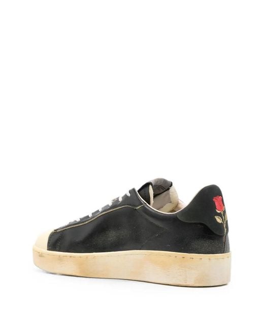Autry Black Dallas Vint Low Leat/Rose Blk/Blk for men