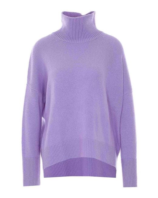 Lisa Yang Purple Heidi Sweater