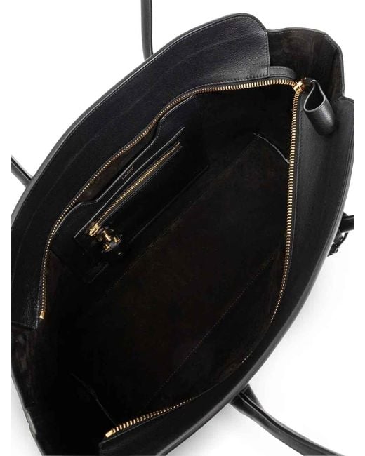 Tom Ford Black Large Leather Bag