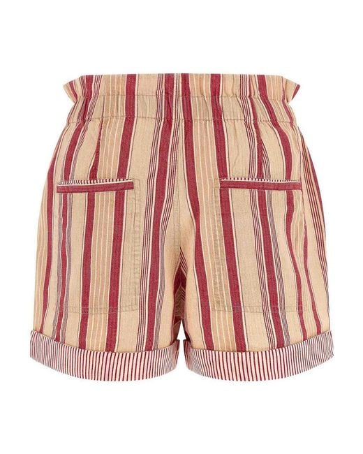 Isabel Marant Red Nirma Shorts