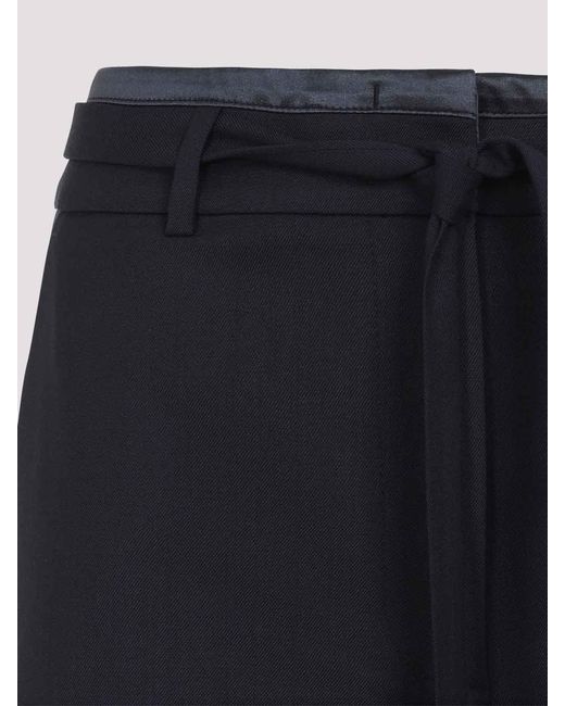 Peserico Blue Belted Pants