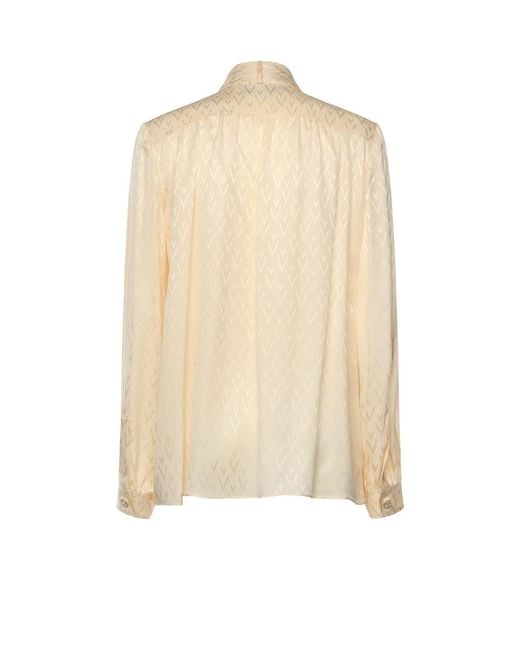 Valentino Garavani Natural Silk Blouse