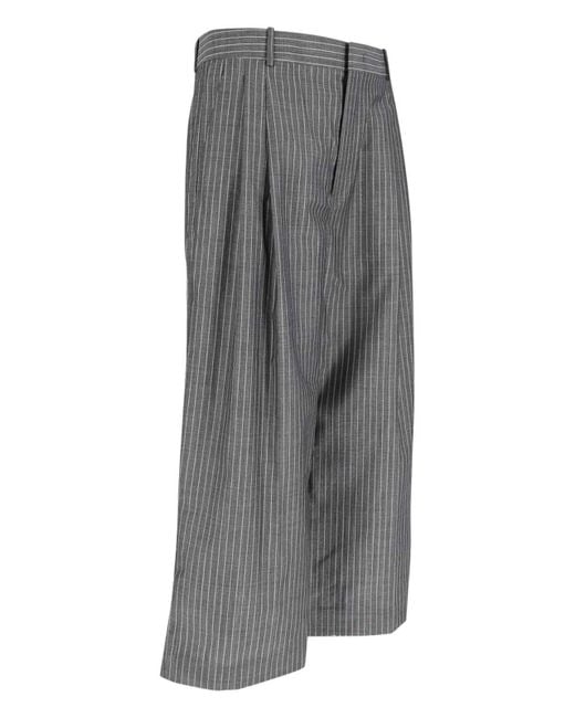 Hed Mayner Gray Large Trousers for men
