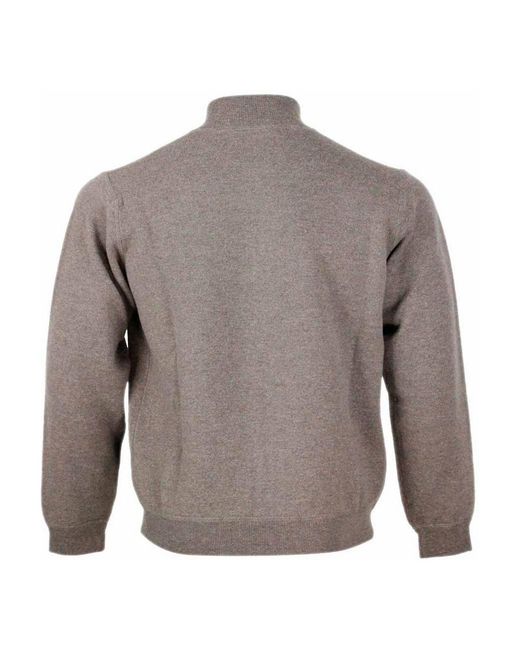 FILIPPO DE LAURENTIIS Gray Sweater for men