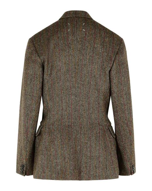 Maison Margiela Green Wool Blazer