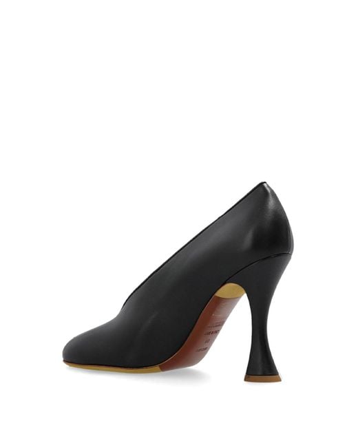 Moschino Black Heritage Pumps