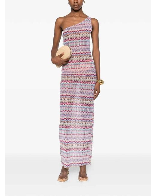 Missoni Purple Long Cover Up