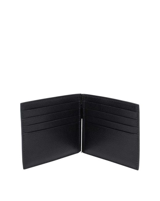 Tom Ford Black T-Lime Money Clip Wallet for men