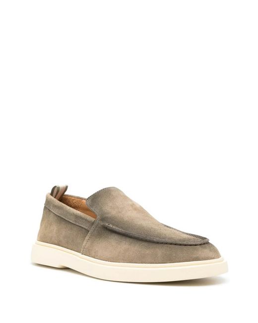 Officine Creative Gray Gradient Effect Loafers for men