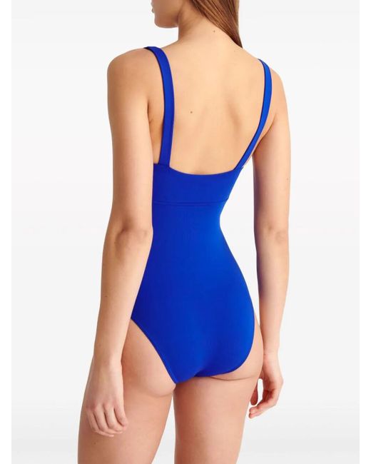 Eres Blue Backless Swim Suit France Size