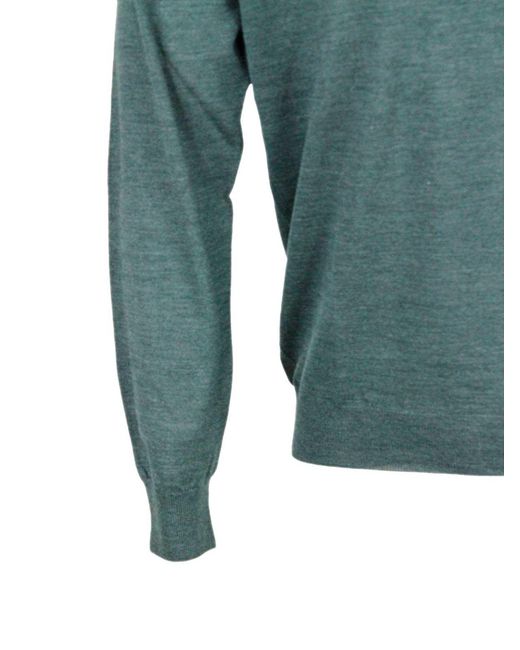 Barba Napoli Blue Sweater for men
