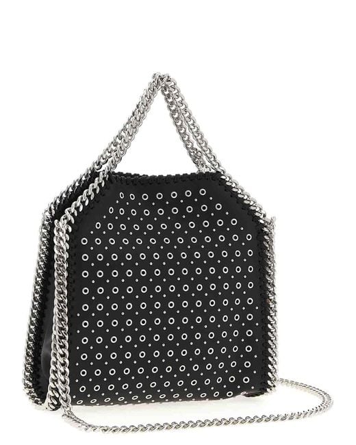 Stella McCartney Black Tiny Falabella Handbag