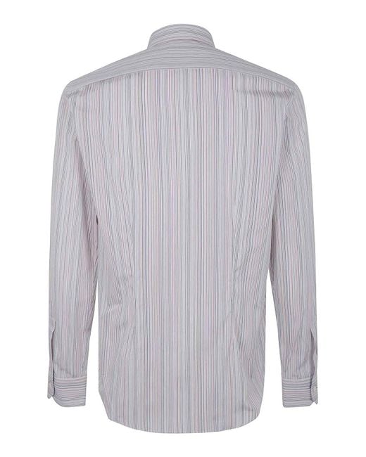Paul Smith Blue Sc Slim Fit Shirt for men