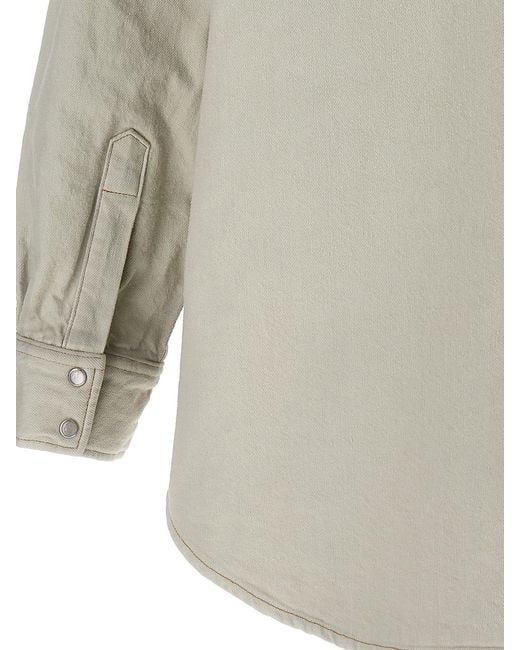 Maison Margiela Gray Padded Overshirt