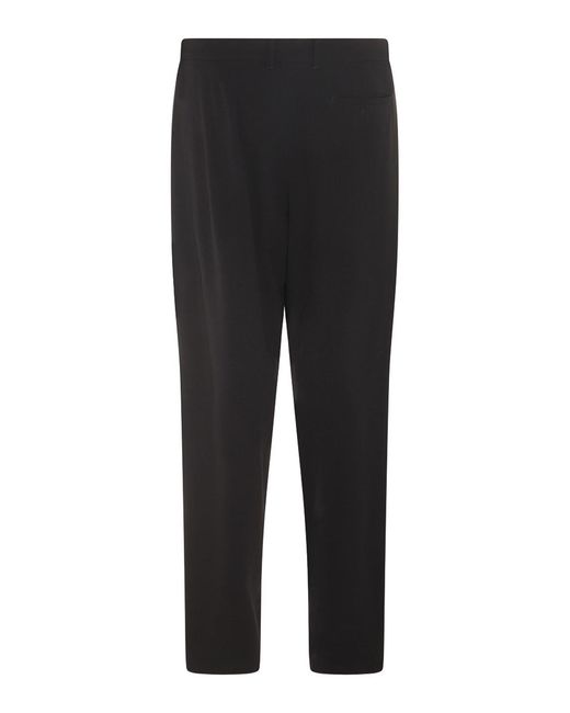 Giorgio Armani Black Wool Pants for men