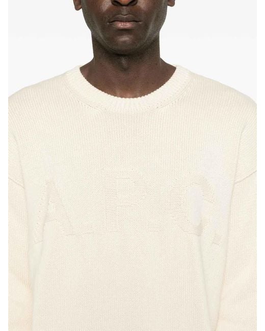 A.P.C. White Sweater for men