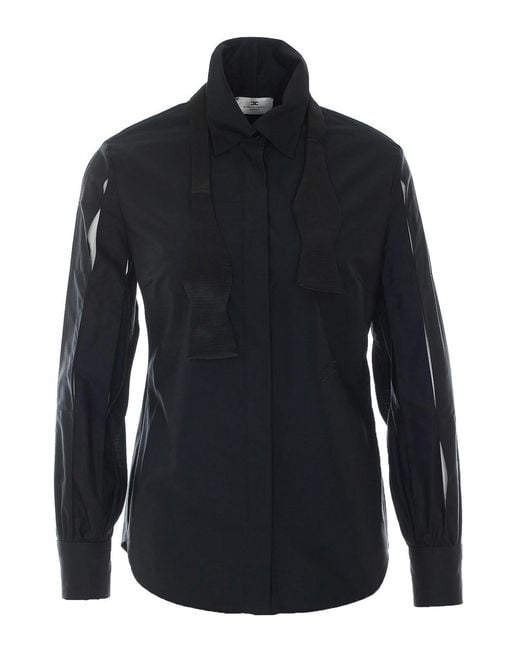Elisabetta Franchi Blue Shirt