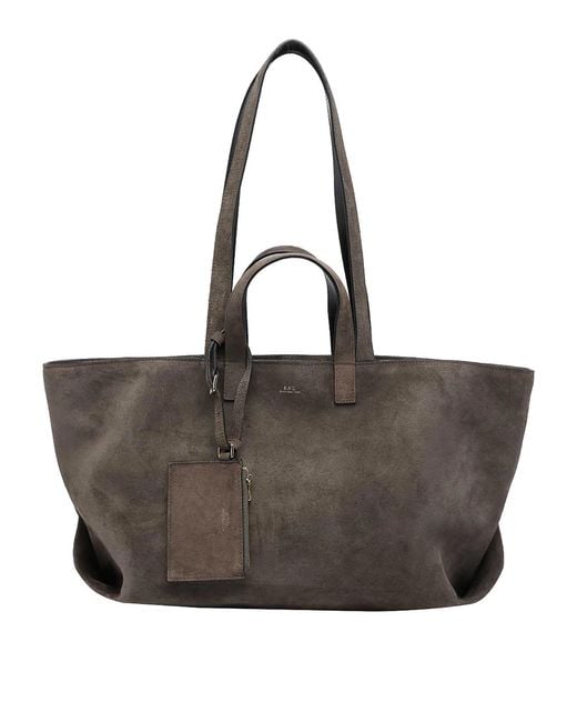 A.P.C. Black Fonce Le Drummer Shoulder Bag