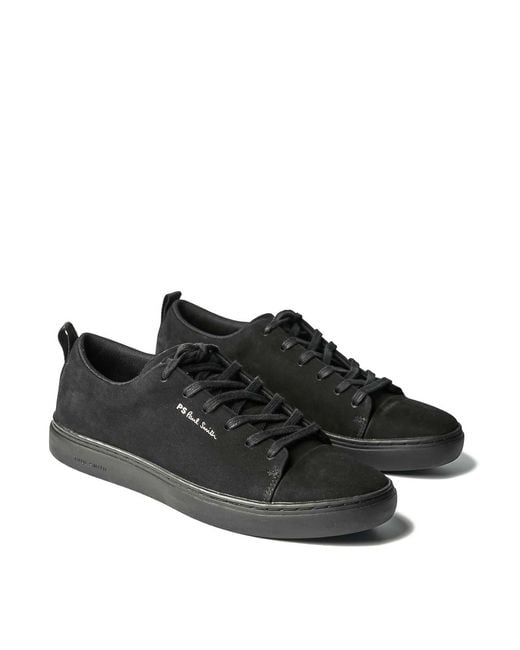 Paul Smith Black Sneakers Lee Nubuk for men