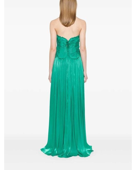 Costarellos Green Midi Dress