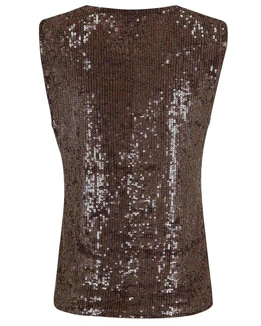 P.A.R.O.S.H. Brown Blouse