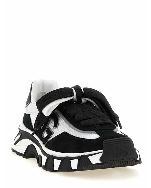 Dolce & Gabbana Black Dg Country Road Sneakers