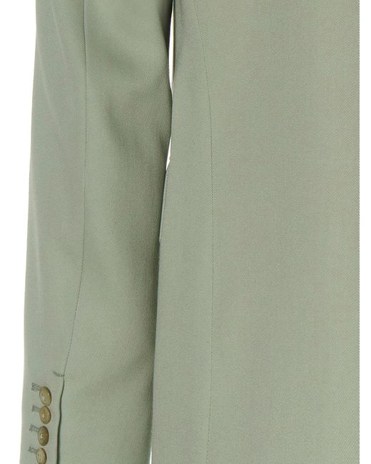 Lanvin Green Wool Single Breast Blazer Jacket for men
