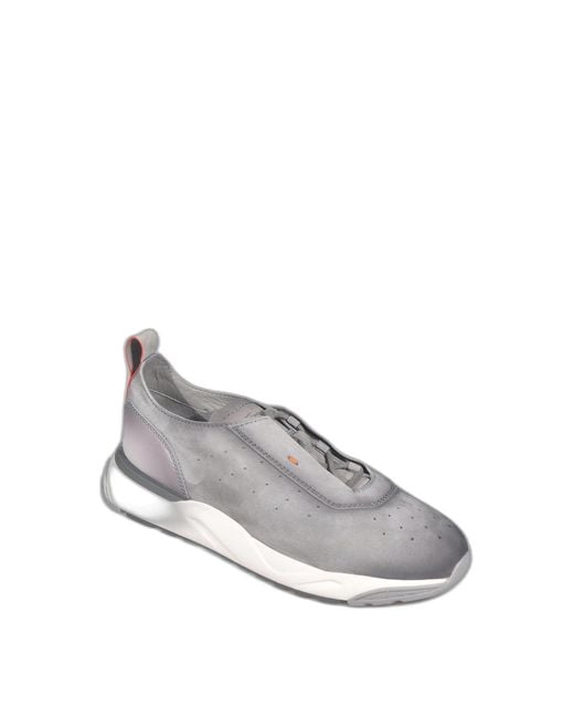 Santoni Gray Sneakers for men