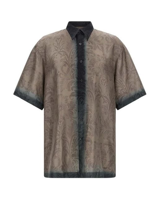 Dries Van Noten Gray 'Cassidye' Shirt for men