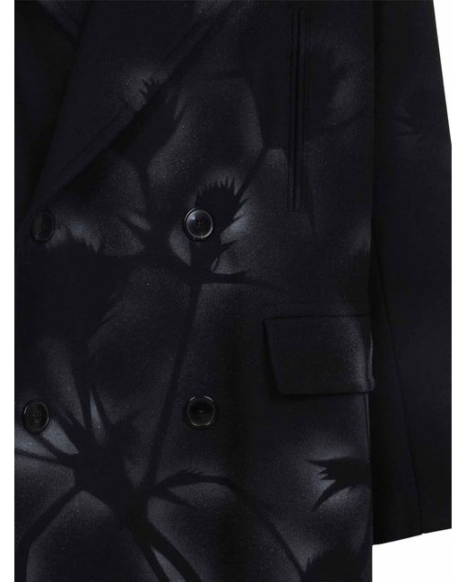 Dries Van Noten Black Racos Long Coat for men