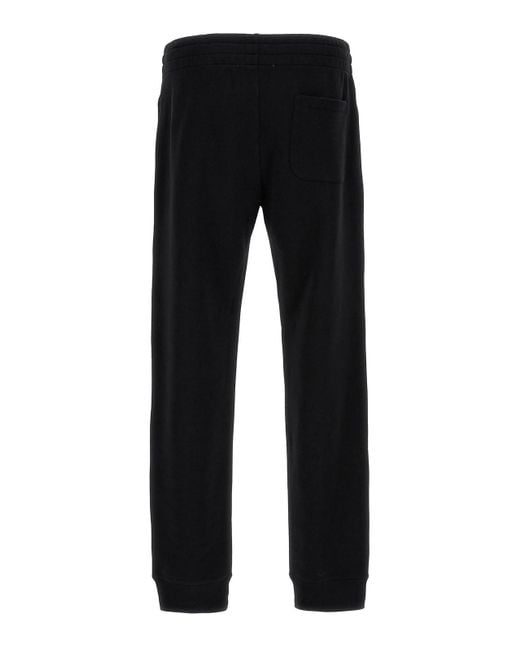 Moschino Black Logo Print Joggers for men
