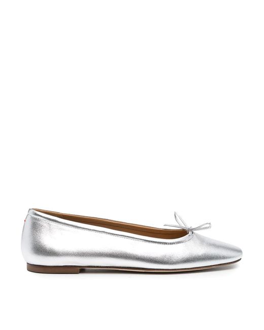 Aeyde White Delfina Pumps