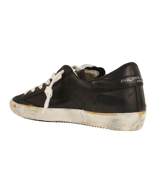 Philippe Model Black Prsx Low Sneaker