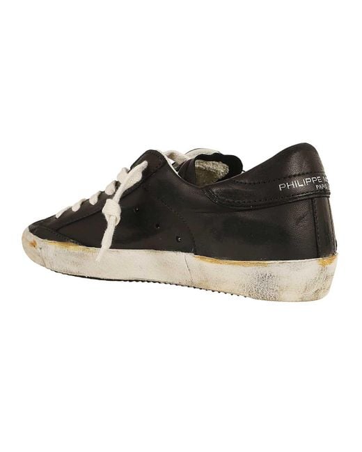 Philippe Model Black Prsx Low Sneaker