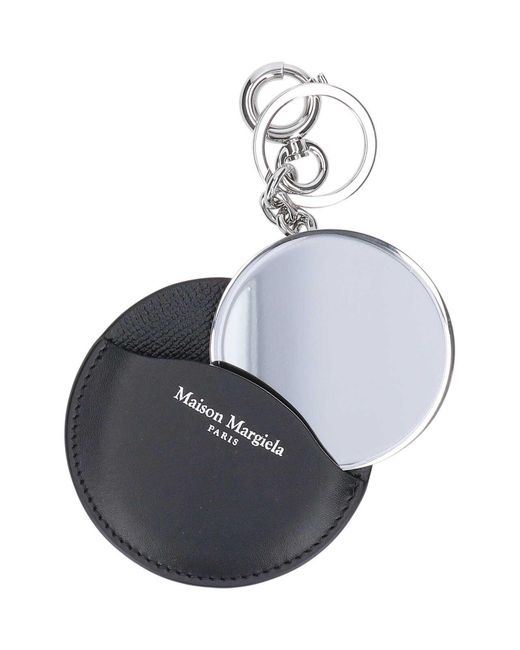 Maison Margiela Blue Logo Keychain for men