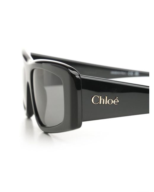 Chloé Gray Square Sunglasses