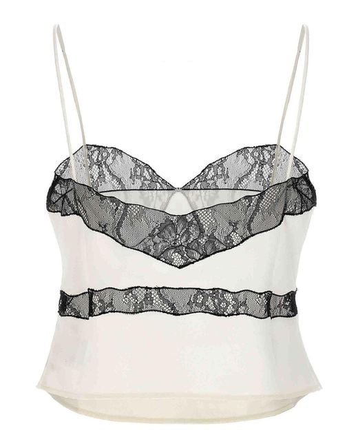 ANDAMANE Gray Narcisa Top