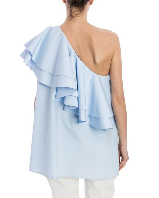 Vivetta Blue Pernice Bianca Top