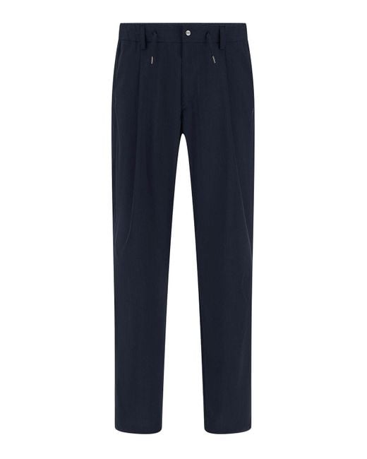 Herno Blue Trousers for men