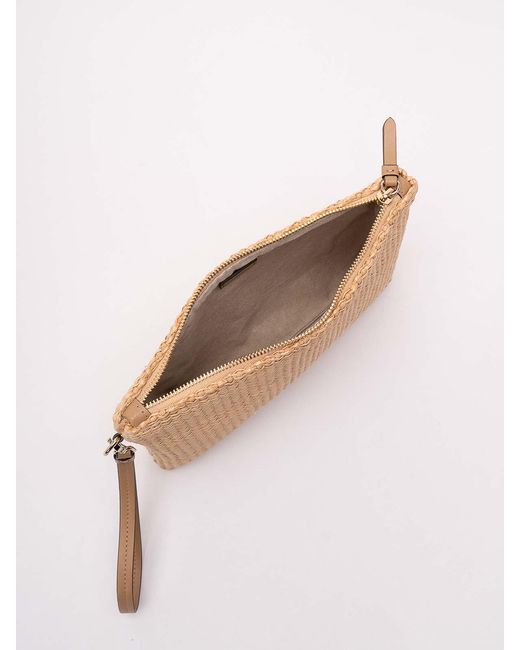 Jimmy Choo Natural Exclusive Edition Portofino Pouch