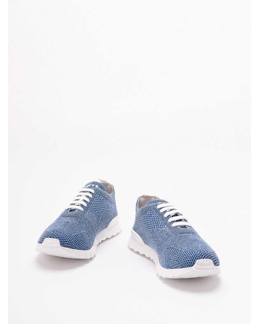 Kiton Blue Fits Sneakers for men