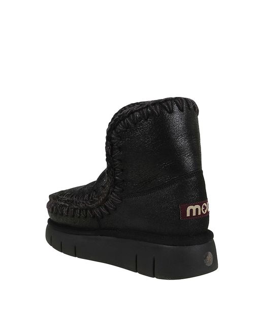 Mou Black Eskimo 18 Ankle Boots