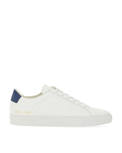 Common Projects White Retro Classic Sneaker for men
