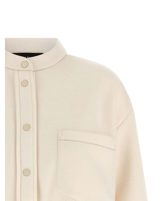 Fabiana Filippi Natural Scuba Cashmere Shirt