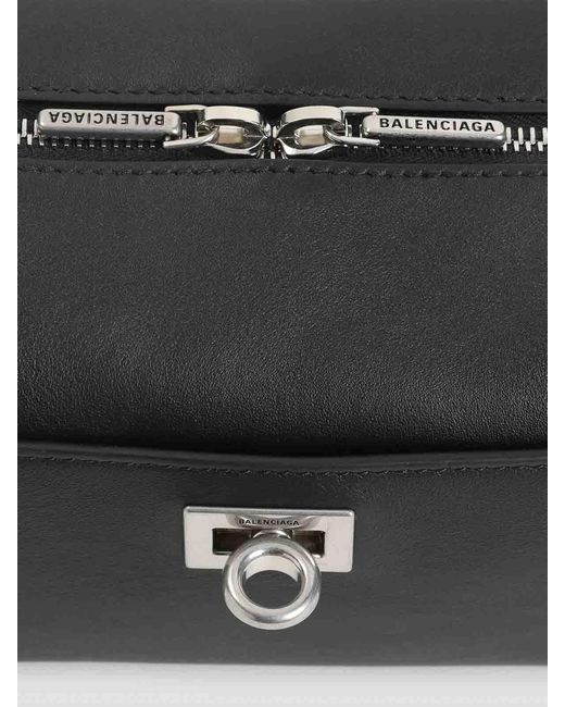 Balenciaga Black Rodeo Toiletry Pouch for men